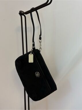 Coach Black Signature C Wristlet
